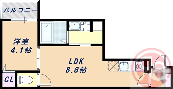 カーサリベルタの物件間取画像